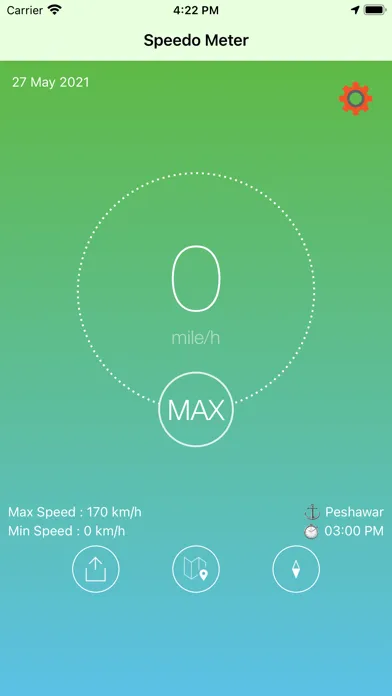 Speedometer:Speed Limit Alert 스크린샷