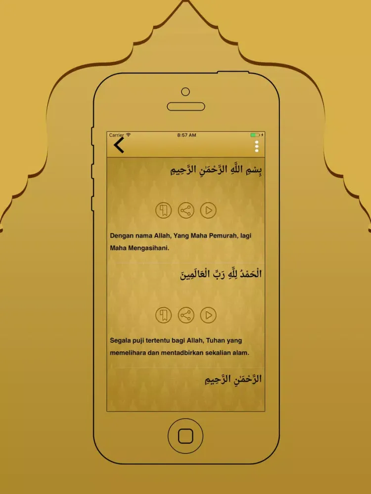 Captures d'écran de Bahasa Quran Translation and Reading iPad 