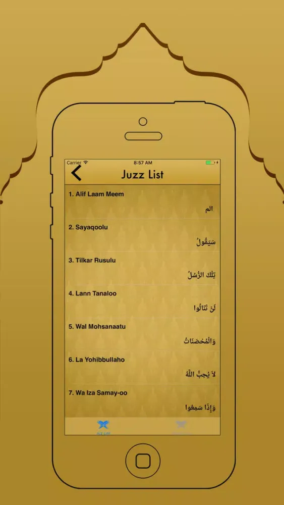 Captures d'écran de Bahasa Quran Translation and Reading