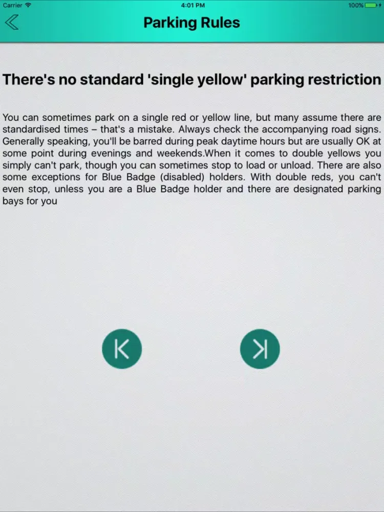 Car Parking : Parking Rules iPad  স্ক্রিনশট