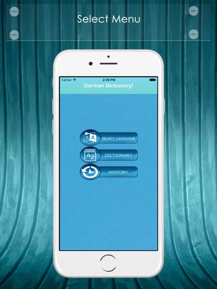German Dictionary - Translation Free iPad  स्क्रीनशॉट