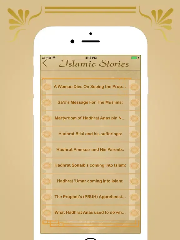 Capturas de pantalla de Islamic And Inspirational Stories Free iPad 