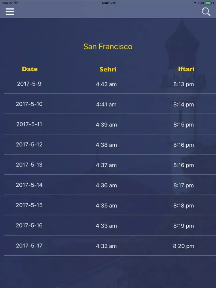 Captures d'écran de Ramadan Legacy 2017 iPad 