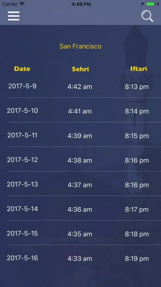 Captures d'écran de Ramadan Legacy 2017