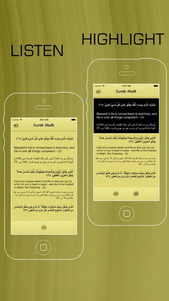 Surah Mulk With In Urdu & English Translation Pro应用截图