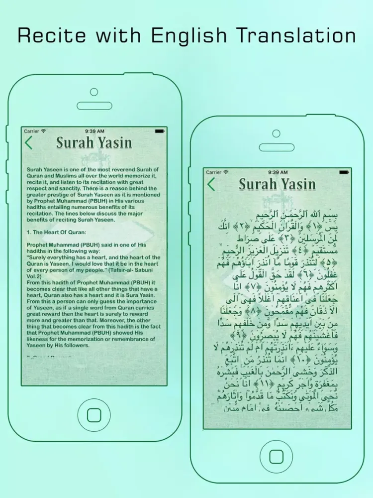 Capturas de pantalla de Surah Yaseen MP3 In Urdu & English Pro iPad 