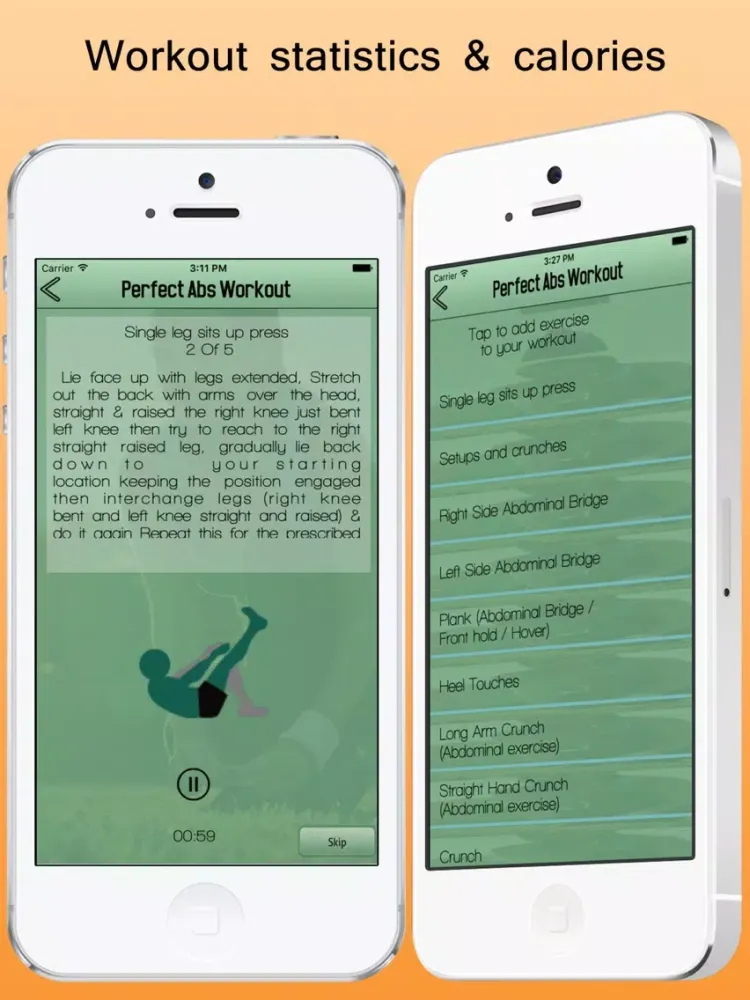 Weight Lose Workout Pack iPad  Screenshots