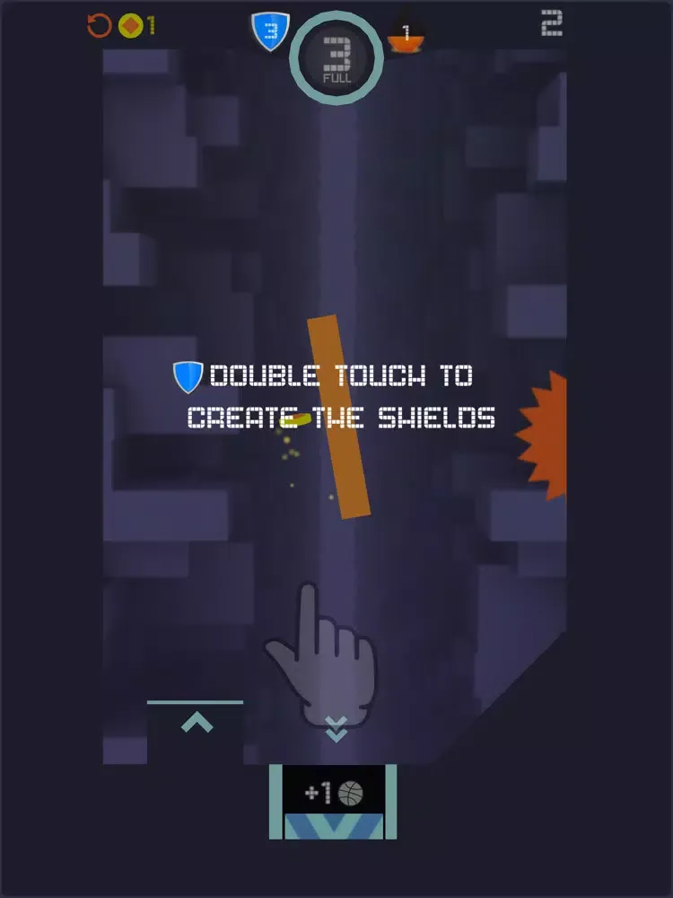 Tangkapan skrin Ball Fall - Swing and Drop iPad 