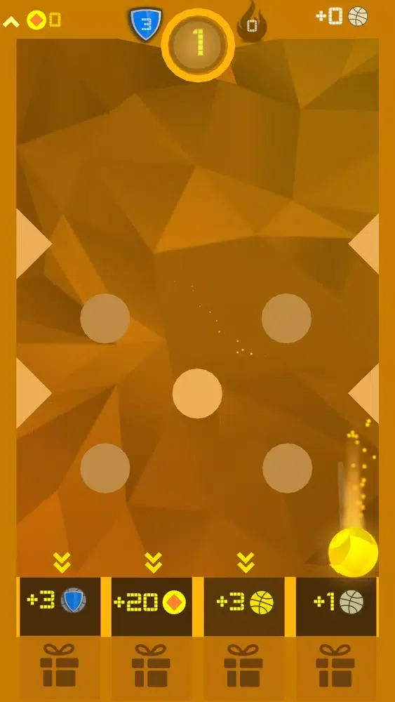 Tangkapan skrin Ball Fall - Swing and Drop