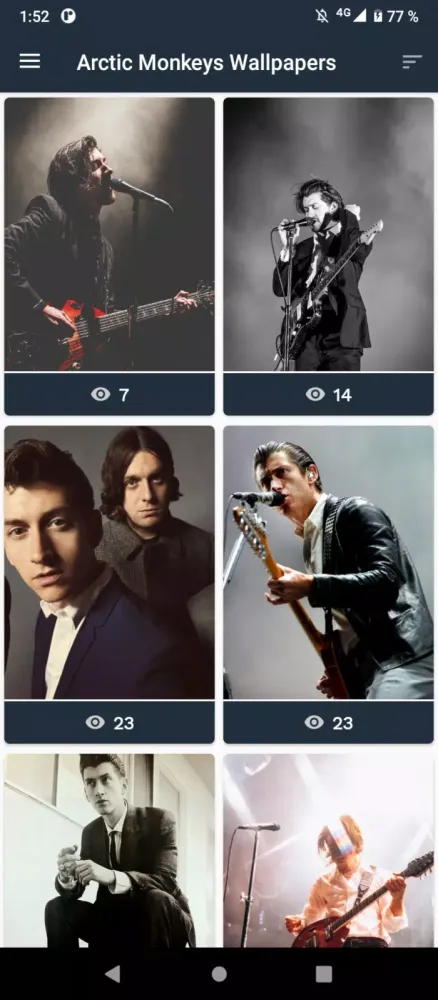 Ảnh chụp màn hình của Arctic Monkeys Wallpapers
