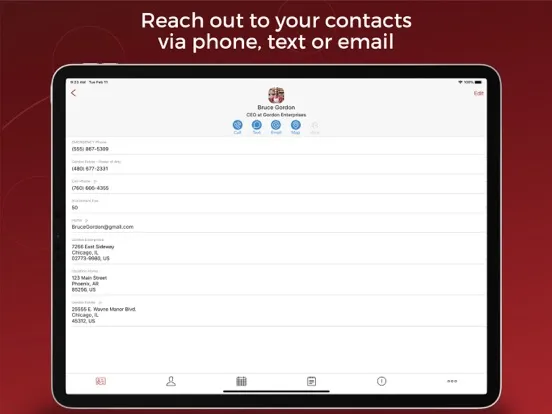 Redtail CRM iPad  स्क्रीनशॉट