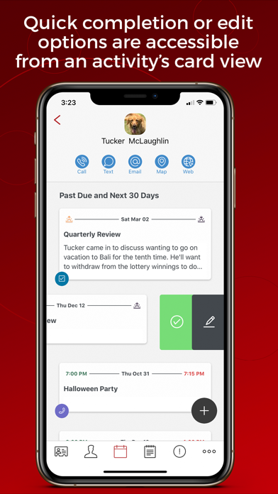 Tangkapan layar Redtail CRM