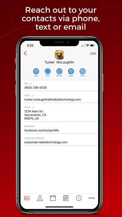 Tangkapan layar Redtail CRM