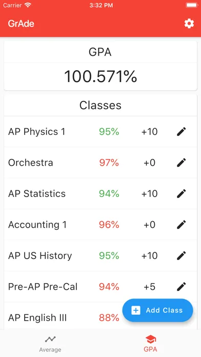 GrAde - Grade Calculator স্ক্রিনশট