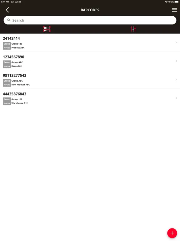 QR Code & Barcode - Narvi iPad  Screenshots
