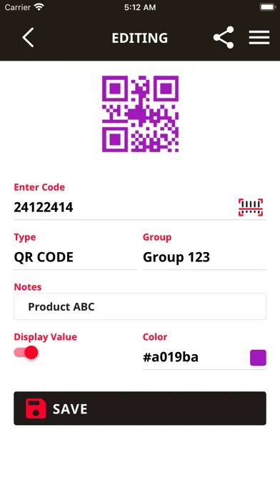 QR Code & Barcode - Narvi Screenshots