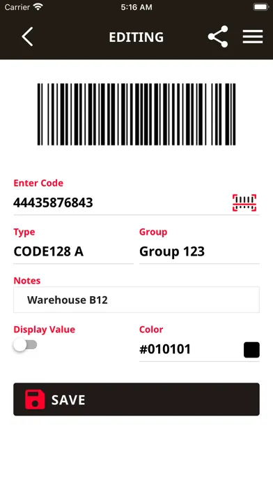 QR Code & Barcode - Narvi Screenshots