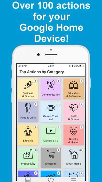 Actions for Google Home App स्क्रीनशॉट