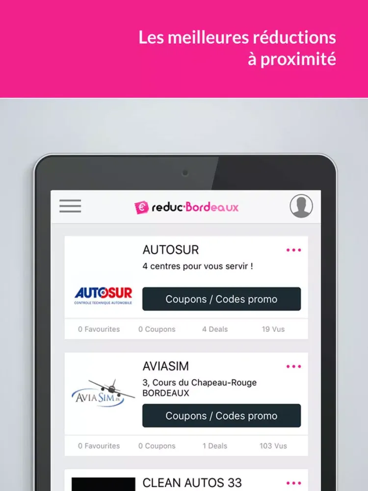 Reduc Bordeaux iPad  স্ক্রিনশট