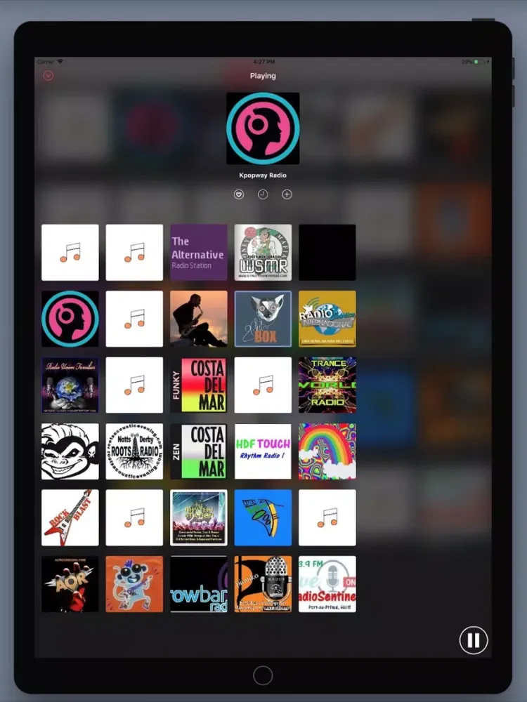 iMusic & Radio iPad  スクリーンショット