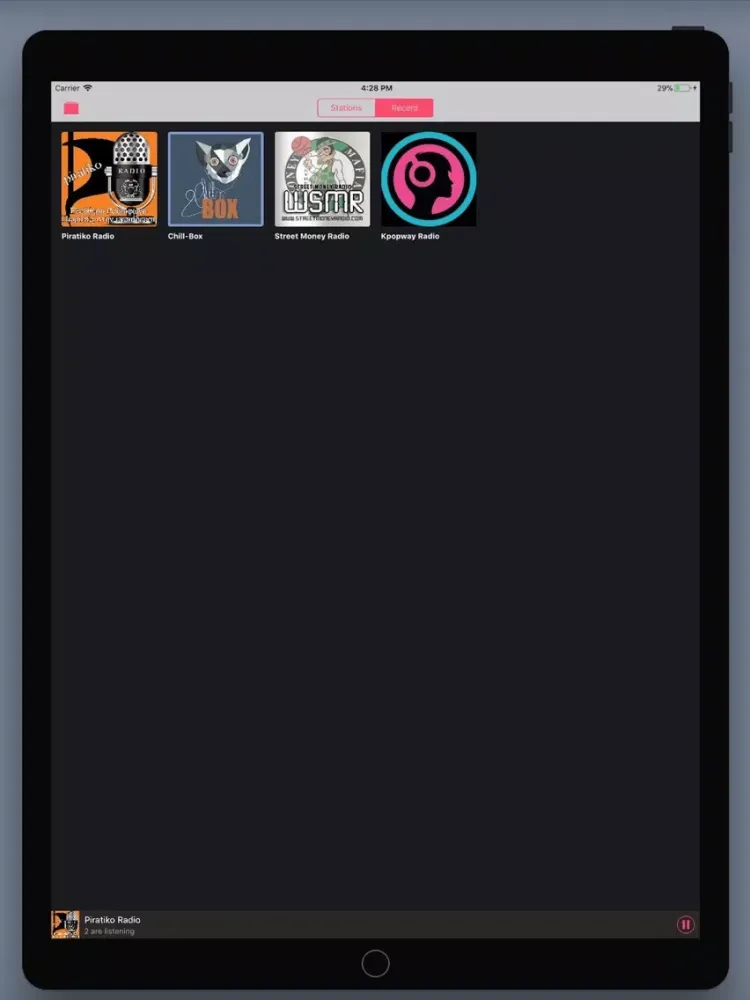 iMusic & Radio iPad  スクリーンショット