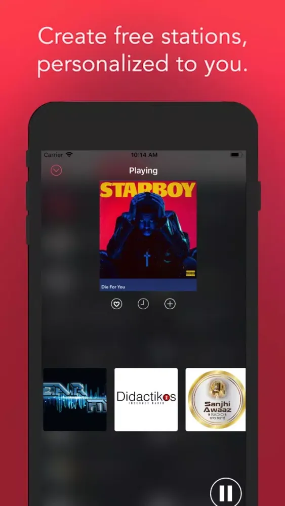iMusic & Radio スクリーンショット