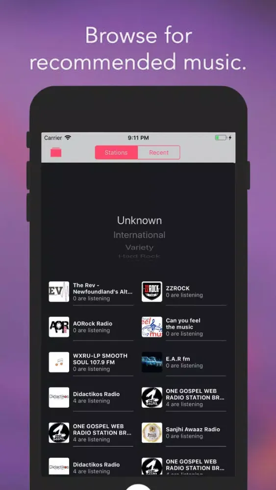 iMusic & Radio スクリーンショット
