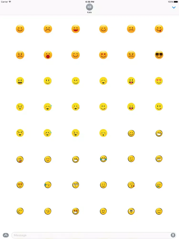 Скриншоты Ultimate Smileys Sticker iPad 