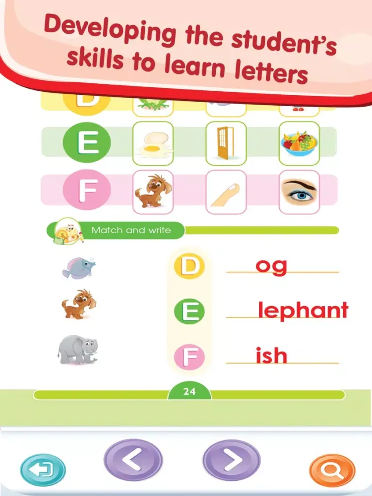 Tangkapan skrin English Treasures Book 1 iPad 