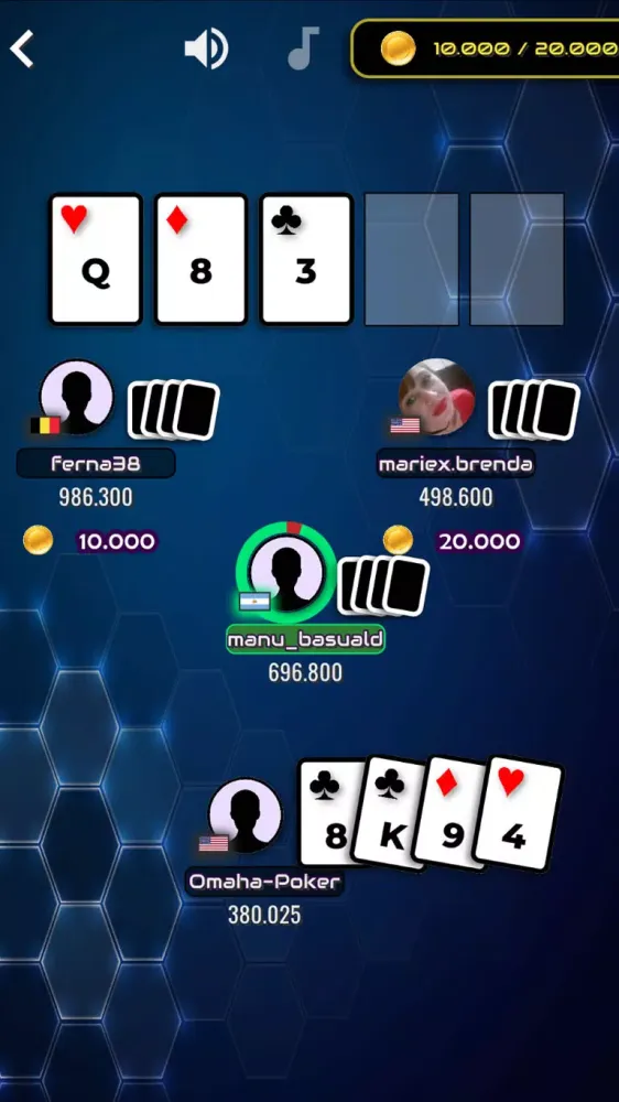 Classic Poker Club: Real Games स्क्रीनशॉट