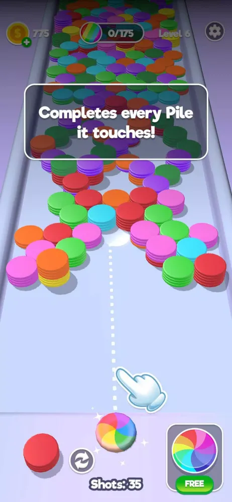 Tangkapan layar Stack Blast - Disk Shooter
