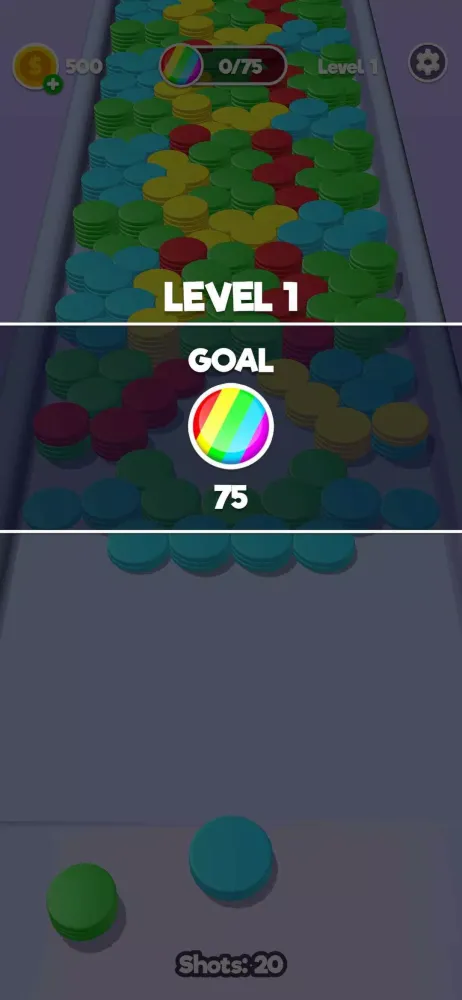 Tangkapan layar Stack Blast - Disk Shooter