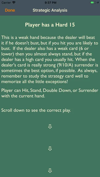 Captures d'écran de Blackjack 101 - Play Perfect