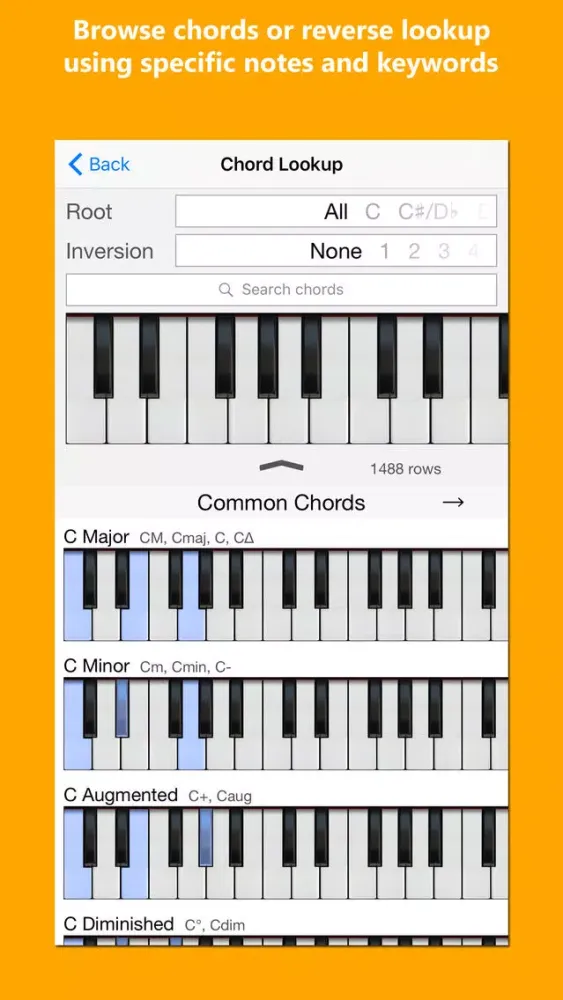Zrzuty ekranu Piano Chords and Scales Friend