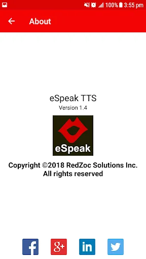 eSpeak NG Text-to-Speech Screenshots