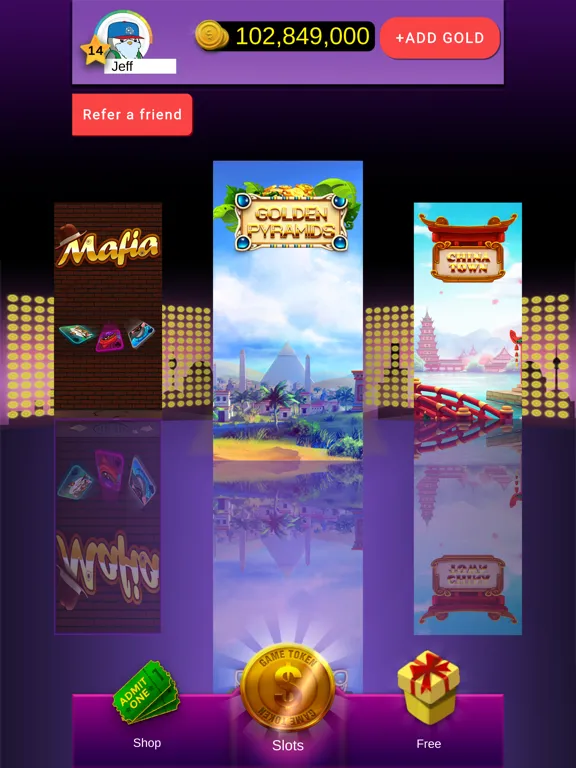 Screenshot di Slots with Friends! iPad 