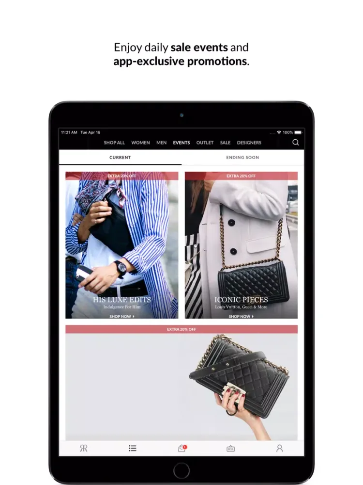 Captures d'écran de REEBONZ - Your World of Luxury iPad 