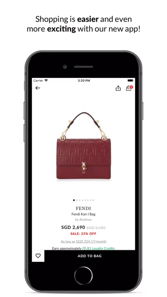 Captures d'écran de REEBONZ - Your World of Luxury