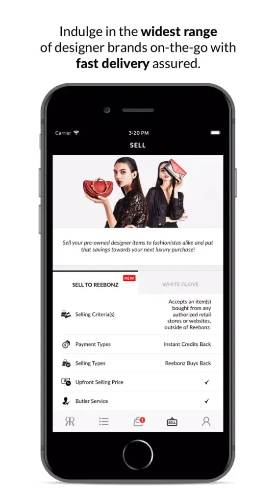 Captures d'écran de REEBONZ - Your World of Luxury