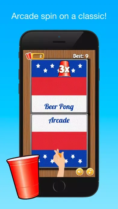 Ảnh chụp màn hình của Beer Pong Arcade