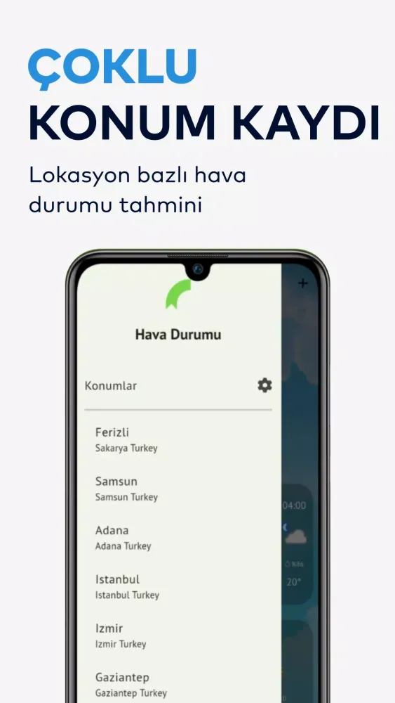 Tangkapan skrin Hava Durumu