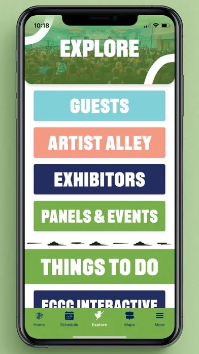 Ảnh chụp màn hình của Emerald City Comic Con