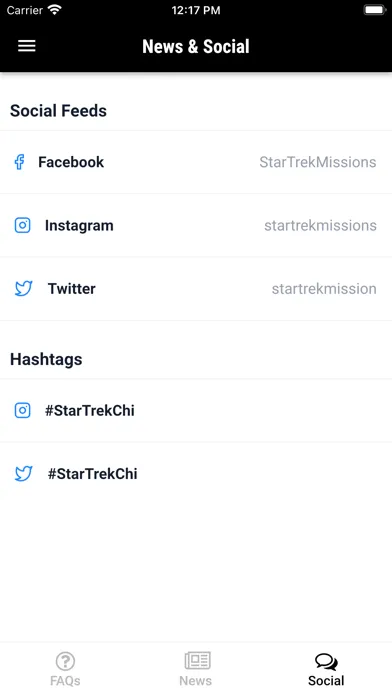 Tangkapan layar Trek Mission