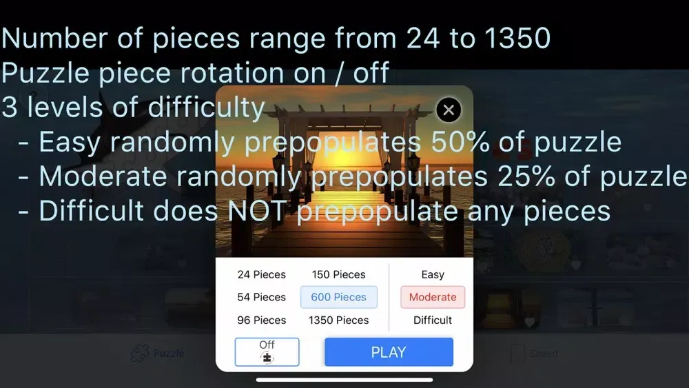 Tangkapan skrin RL Puzzles