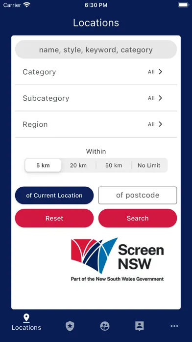 Screen NSW Film Scout应用截图