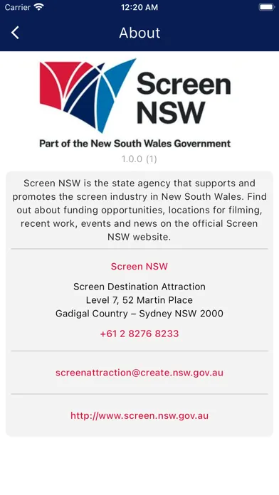 Screen NSW Film Scout应用截图