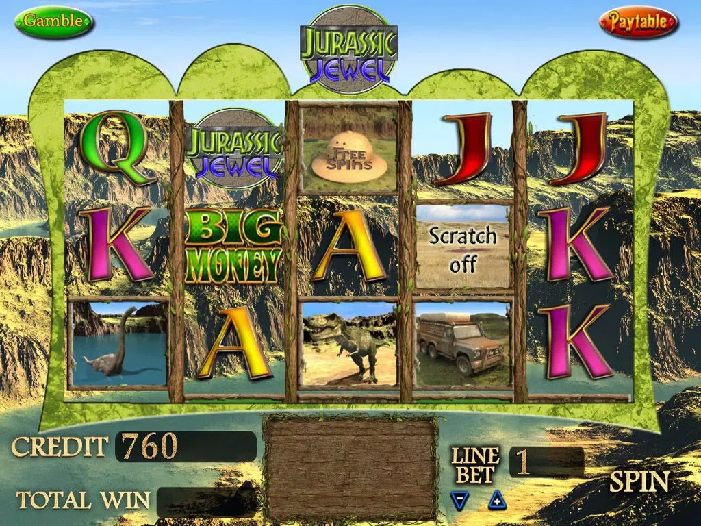 JURASSIC JEWEL SLOT MACHINE iPad  سکرین شاٹس