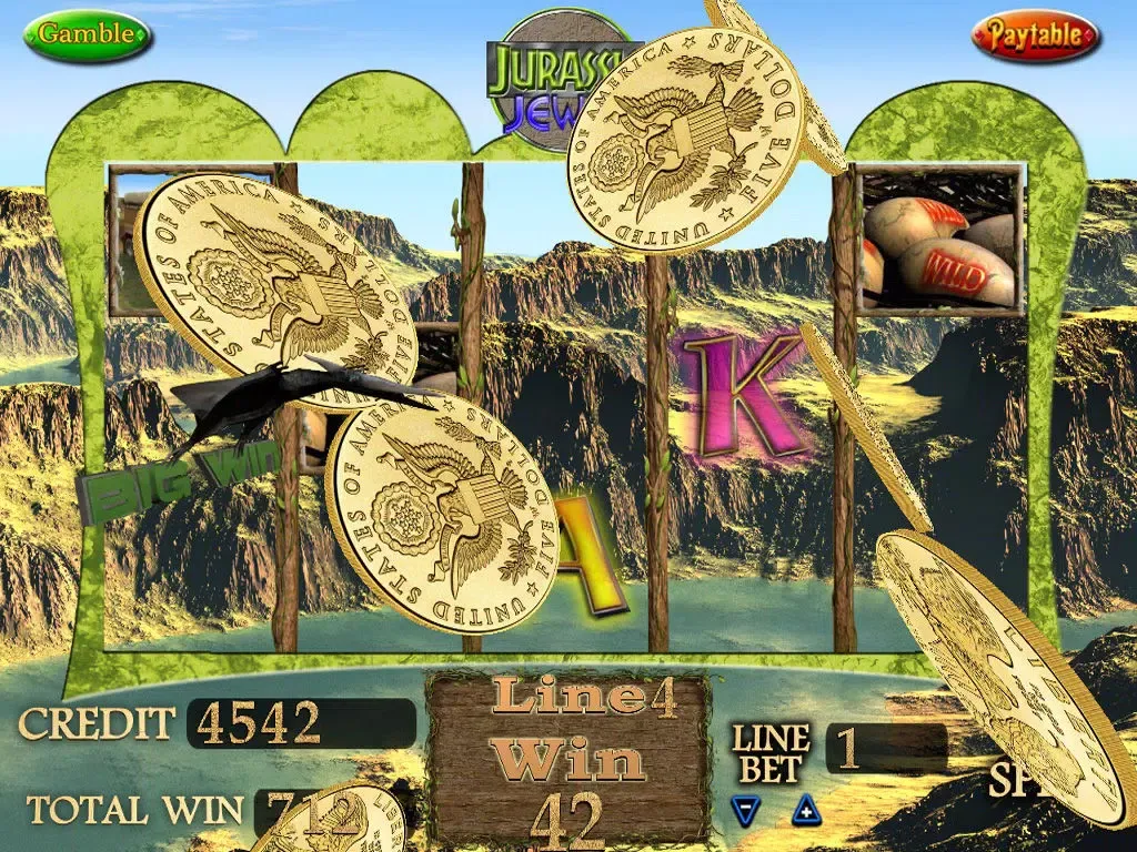 JURASSIC JEWEL SLOT MACHINE iPad  سکرین شاٹس