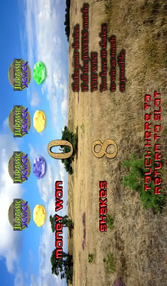 JURASSIC JEWEL SLOT MACHINE سکرین شاٹس
