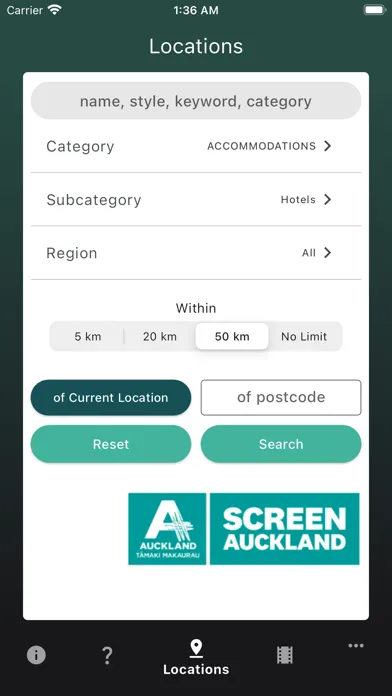 Zrzuty ekranu Screen Auckland
